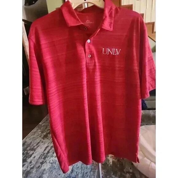 Men’s Champion UNLV Las Vegas Red Golf Shirt New With Tags Rebels Medium CR5 - Picture 1 of 5